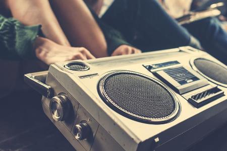 Der Ghettoblaster durfte auf keiner guten Party fehlen