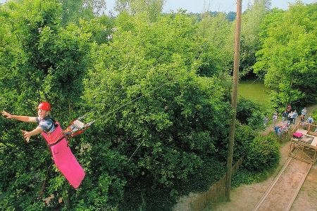 Zum Konzept der Ferienparks gehören spannende Outdoor-Aktivitäten