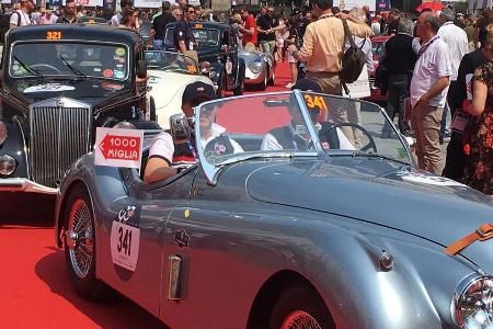 Zum Start der Mille Miglia ist Brescia im Ausnahmezustand