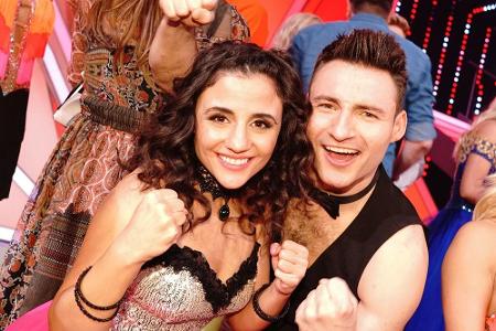 Auch diese beiden fegen gemeinsam über das Parkett: Susi Kentikian und Robert Beitsch.