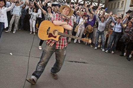 Jimmy Kelly und seine Zuhörer