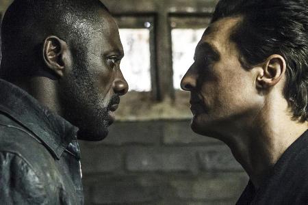 Roland Deschain (Idris Elba) und Walter O'Dim (Matthew McConaughey) in der 