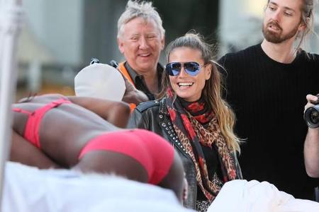 ...das richtig geht, zeigte offenbar diese Kandidatin sehr eindrucksvoll. Heid Klum schien begeistert ob so viel Einsatzbere...