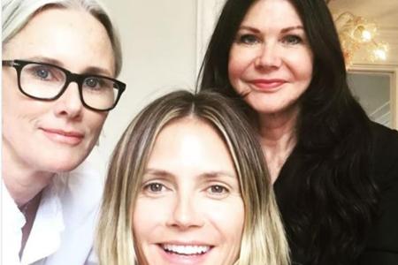 Auch Model Heidi Klum zeigte sich ungeschminkt auf Instagram. In einem Video ist der gesamte Prozess von Make-up und Haaren ...