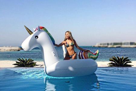 Sylvie Meis' Einhorn-Pooltier dürfte wohl am meisten Neid erregen.