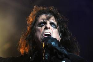 Alice Cooper während eines Auftritts in Rio vor der Corona-Pandemie