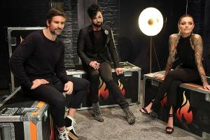 "Grill den Henssler": In der ersten Folge treten (v.r.) Sophia Thomalla, Harald Glööckler und Tom Beck gegen Profikoch Steff...