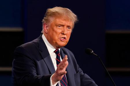 Donald Trump bei einem Auftritt im Oktober 2020