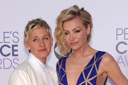 Ellen DeGeneres und Portia de Rossi (re.) sind seit 2008 verheiratet.