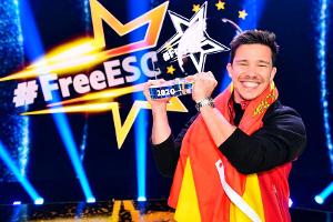 Vergangenes Jahr gewann Nico Santos die "Free ESC"-Trophäe für Spanien.