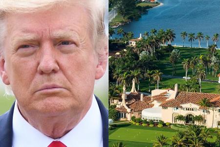 Donald Trump lebt seit dem Auszug aus dem Weißen Haus in seinem Luxusresort in Palm Beach.