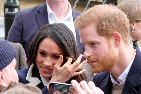 Die Beziehung von Herzogin Meghan und Prinz Harry wurde 2016 öffentlich.