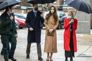 Prinz William und Herzogin Kate besuchten am Donnerstag eine Rettungswache in London.