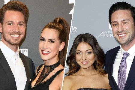 Sebastian Pannek und Clea-Lacy (li.) sowie Daniel Völz und Kristina Yantsen waren auch bis über das 