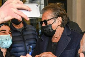 Al Pacino nimmt sich geduldig Zeit für seine Fans.
