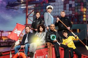 "Großstadtrevier"-Team (v.l.): Piet Wellbrook (Peter Fieseler), Nina Sieveking (Wanda Perdelwitz), Harry Möller (Maria Ketik...