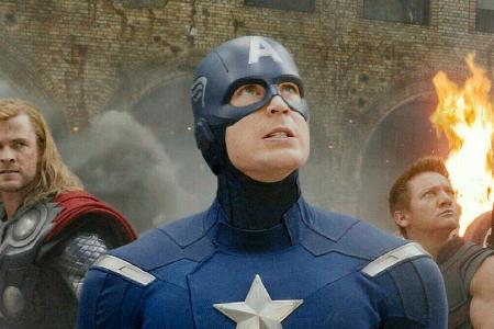 Chris Evans als Captain America