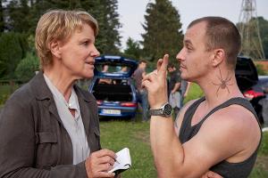 "Marie Brand und der Reiz der Gewalt": Der Anführer der jungen Kämpfergruppe, Alex Fabry (Paul Wollin), provoziert Kommissar...