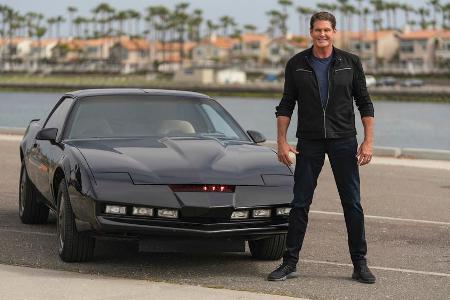 David Hasselhoff und sein Kultauto K.I.T.T.