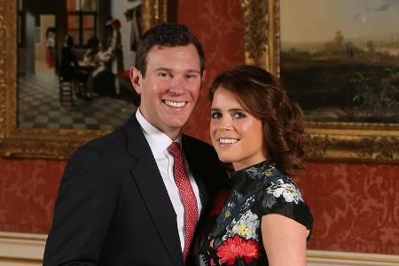 Das offizielle Verlobungsporträt von Prinzessin Eugenie und Jack Brooksbank - nun teilte sie einen privaten Schnappschuss di...