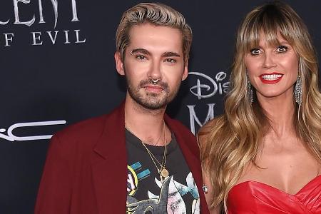 Bill Kaulitz und Heidi Klum bei einer Filmpremiere 2019.