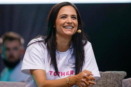 Amira Pocher hält ihre Kinder aus der Öffentlichkeit raus.