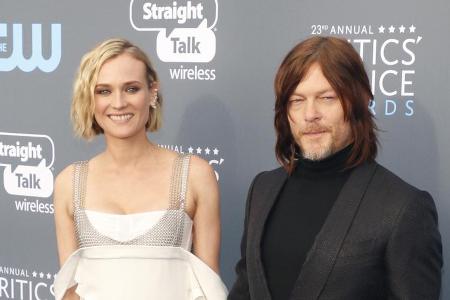 Diane Kruger und Norman Reedus bei einem ihrer seltenen öffentlichen Auftritte im Jahr 2018 in Santa Monica, Kalifornien.