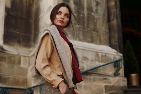 Ein Hemd nimmt dem Strick die Schwere.