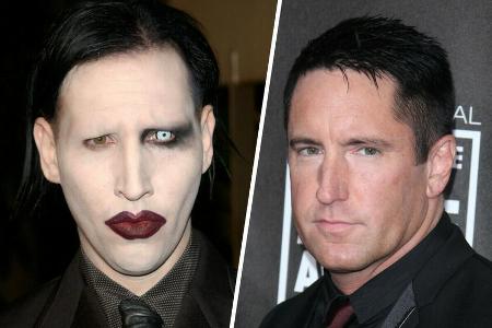 Seit Jahrzehnten zerstritten: Marilyn Manson (l.) und Trent Reznor