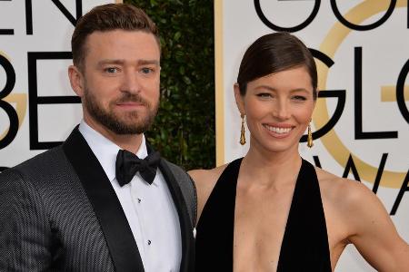 Justin Timberlake und Jessica Biel auf dem roten Teppich im Januar 2017.