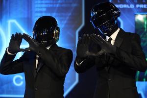 Daft Punk auf der Weltpremiere von "Tron"