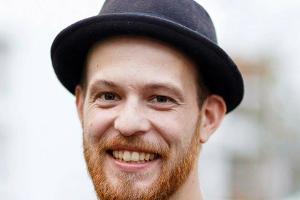 Patrick Müller bei einer Veranstaltung in Köln