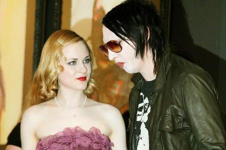 Evan Rachel Wood und Marilyn Manson im Jahr 2007.