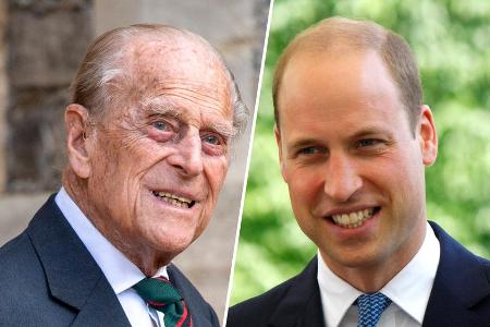 Prinz William ist eins von acht Enkelkindern der Queen und Prinz Philip.