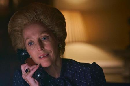 Auch sie ist nominiert: Gillian Anderson als Margaret Thatcher in 