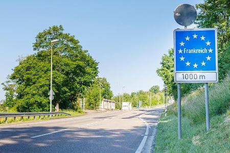 An der Grenze zu Frankreich muss mit verschärften Kontrollen gerechnet werden.
