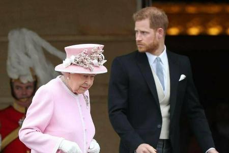 Queen Elizabeth II. und Prinz Harry im Mai 2019.