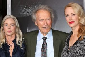 Clint Eastwood mit seiner Partnerin (seit 2014) Christina Sandera (l.) und seiner Tochter Alison Eastwood bei der "The Mule"...