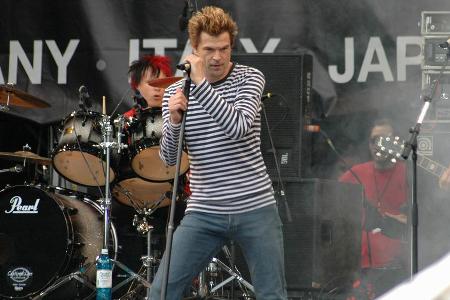 Die-Toten-Hosen-Sänger Campino bei einem Auftritt.