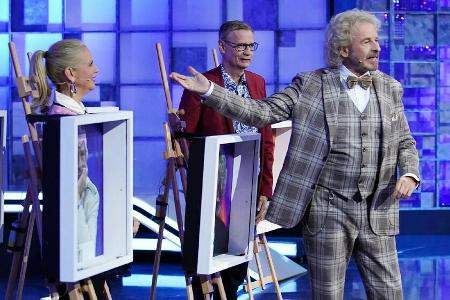 Thomas Gottschalk, Barbara Schöneberger und Günther Jauch im Einsatz