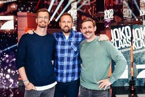 Joko Winterscheidt, Steven Gätjen und Klaas Heufer-Umlauf in der Show "Joko & Klaas gegen ProSieben"