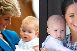 Auf den Armen ihrer Mütter: Der kleine Harry (l.) und der kleine Archie