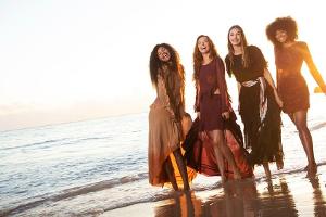 Die "GNTM"-Finalistinnen Lijana, Jacky, Sarah und Maureen (v.l.n.r.)