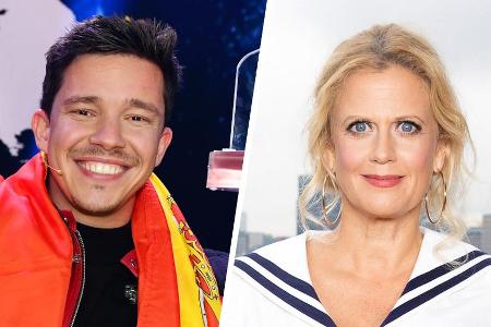 Nico Santos und Barbara Schöneberger feierten am Samstagabend besondere ESC-Momente.