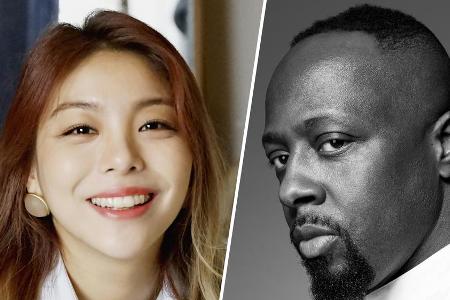 K-Pop-Star Ailee (li.) und Hip-Hop-Musiker Wyclef Jean sind Teil der Midem Digital Edition.