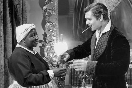 Hattie McDaniel und Clark Gable im Filmklassiker 
