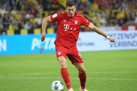 Bayern-Star Robert Lewandowski im Supercup-Finale 2019