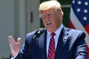 Donald Trump bei einer Rede in Washington