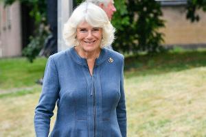 Herzogin Camilla bei ihrem Besuch in Gloucestershire.