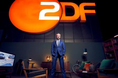 Jan Böhmermann in seinem neuen Studio des 